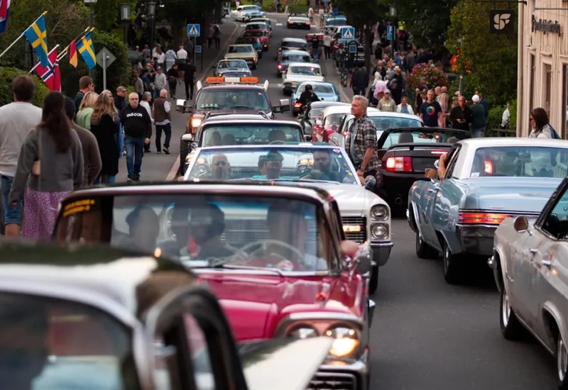 Foto från cruising i Hjo