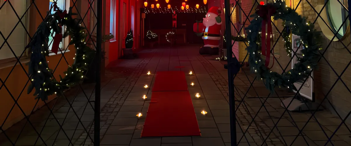 Julbord på tallrik