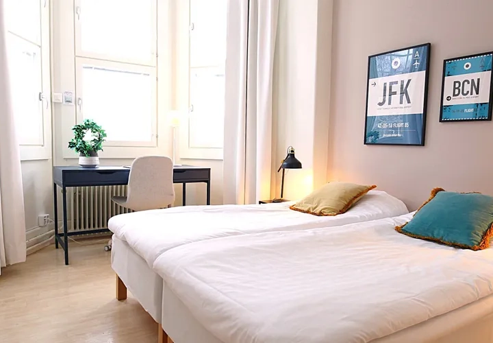 Dubbelrum på Stationshuset i Ed