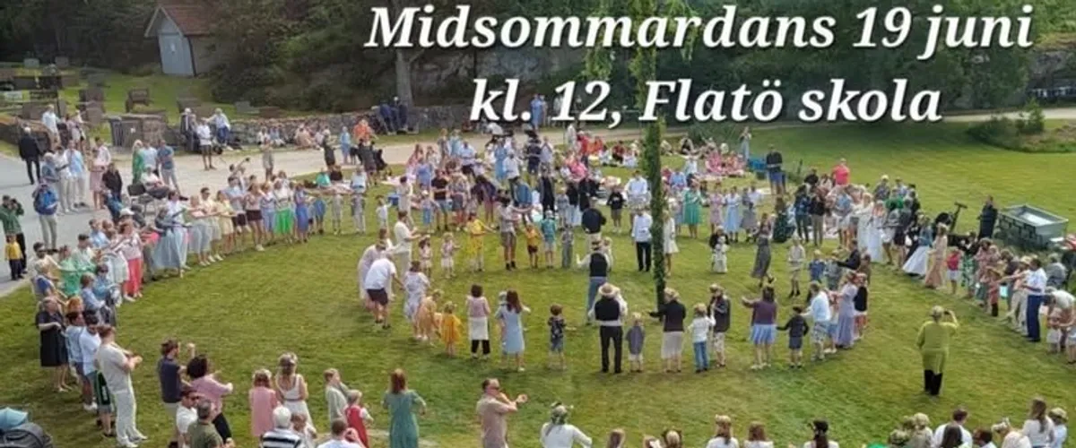 Midsommar på Flatö
