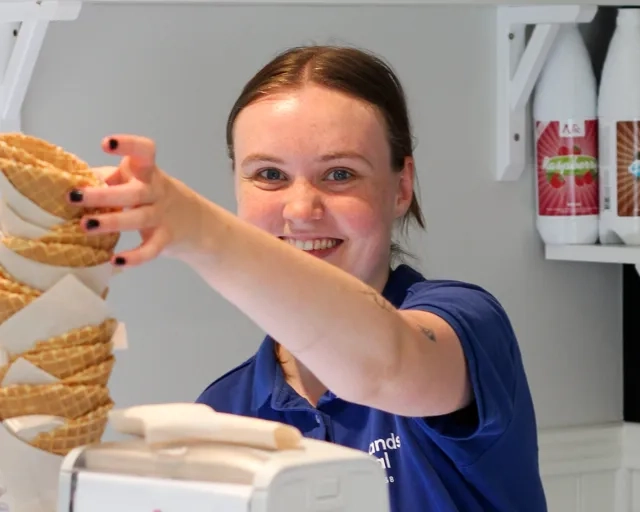Dalslands kanals slusscafe i Långbron