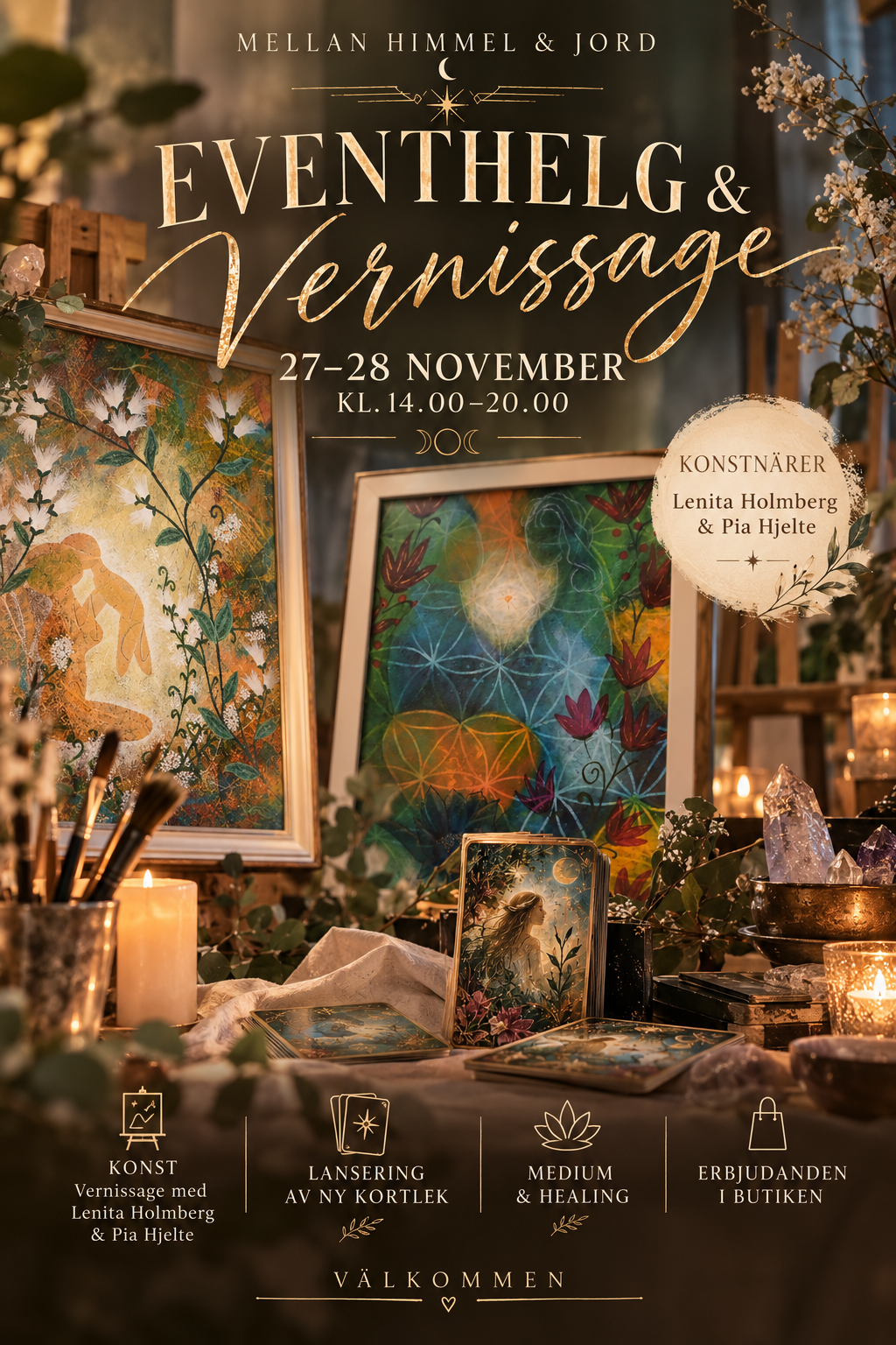 Eventhelg för andlig utveckling/vernissage 