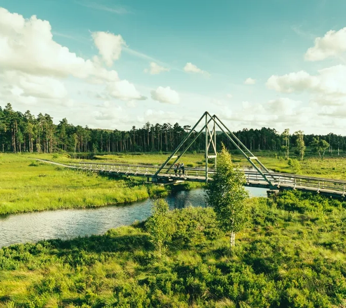 Familj på Vänga Mosse