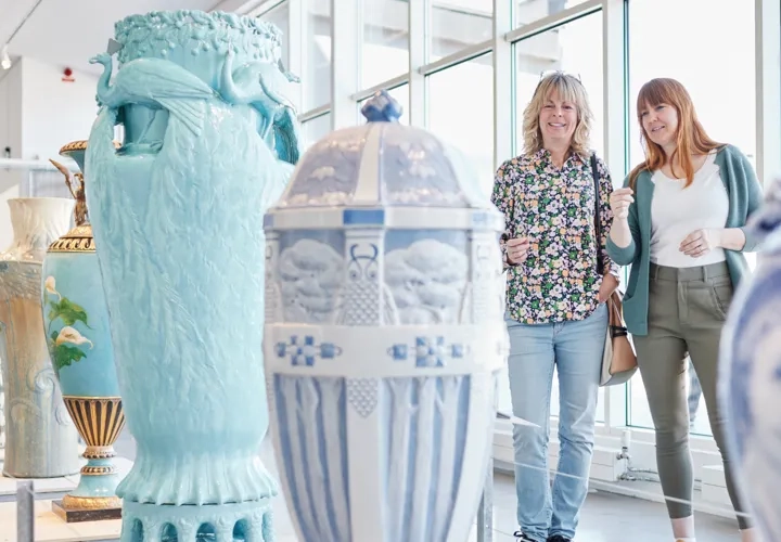 Kvinnor på Rörstrand Museum och Café