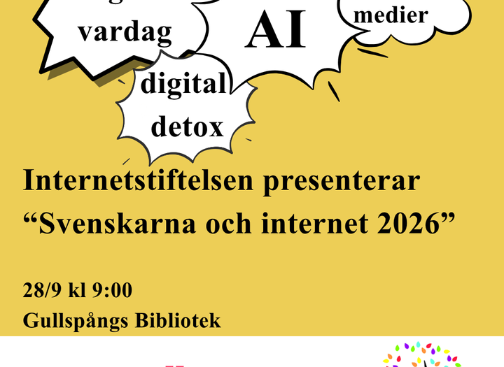 Presentation om Sveriges internetvanor