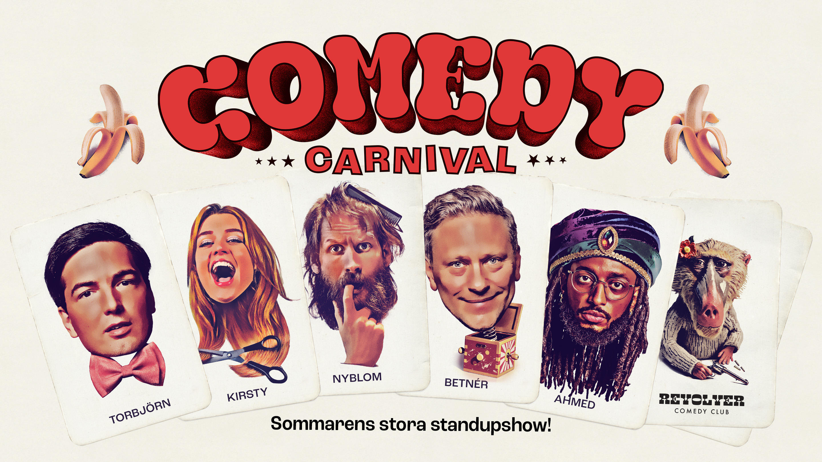 Comedy Carnival kommer till Hunnebostrand!