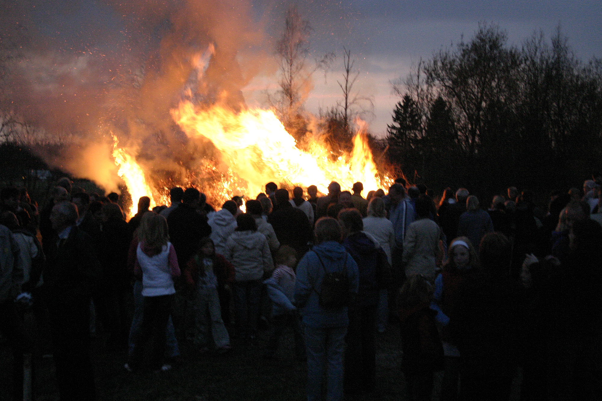 Fira in våren på Sommargården Planteringen