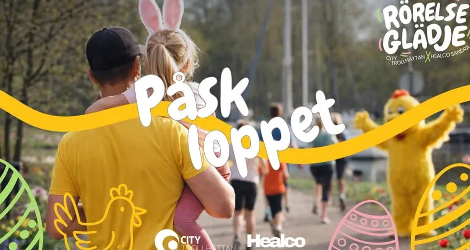 Några personer som går längs en stig.