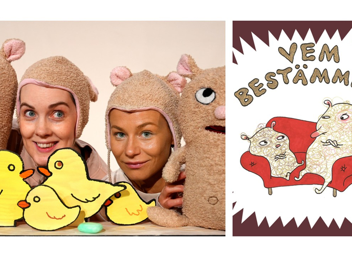 Vem bestämmer? Familjeföreställning på Ulricehamns bibliotek