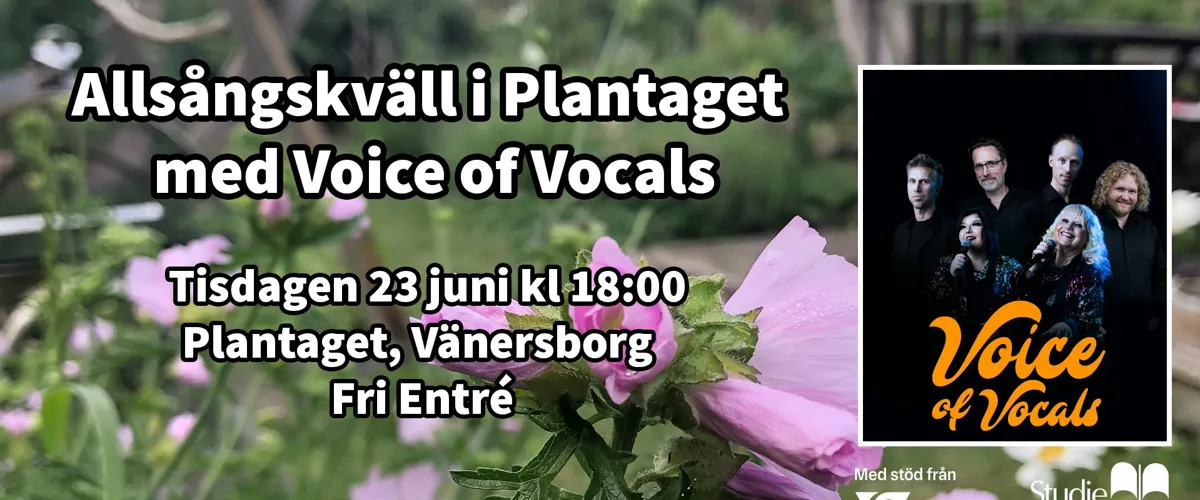 Allsångskväll i Plantaget