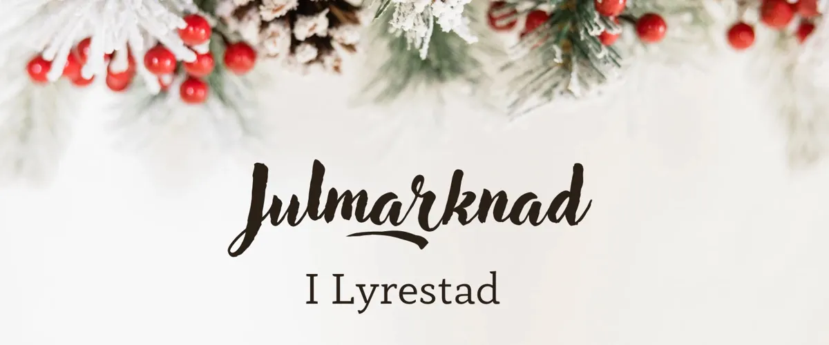 Julmarknad i Lyrestad