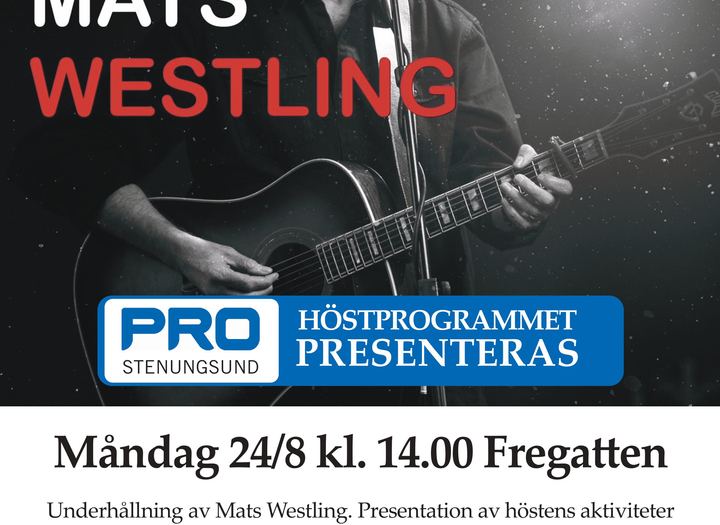 Musikunderhållning och presentation av PRO höstprogram