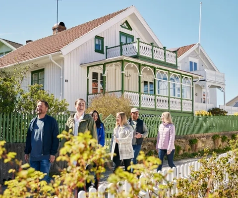 Människor som deltager på konferens i Bohuslän