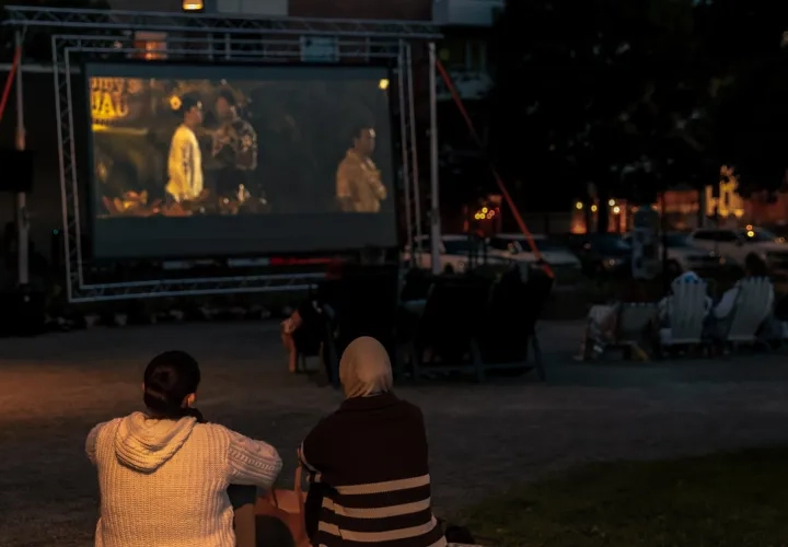 Filmvisning i Margretegärdeparken Uddevalla