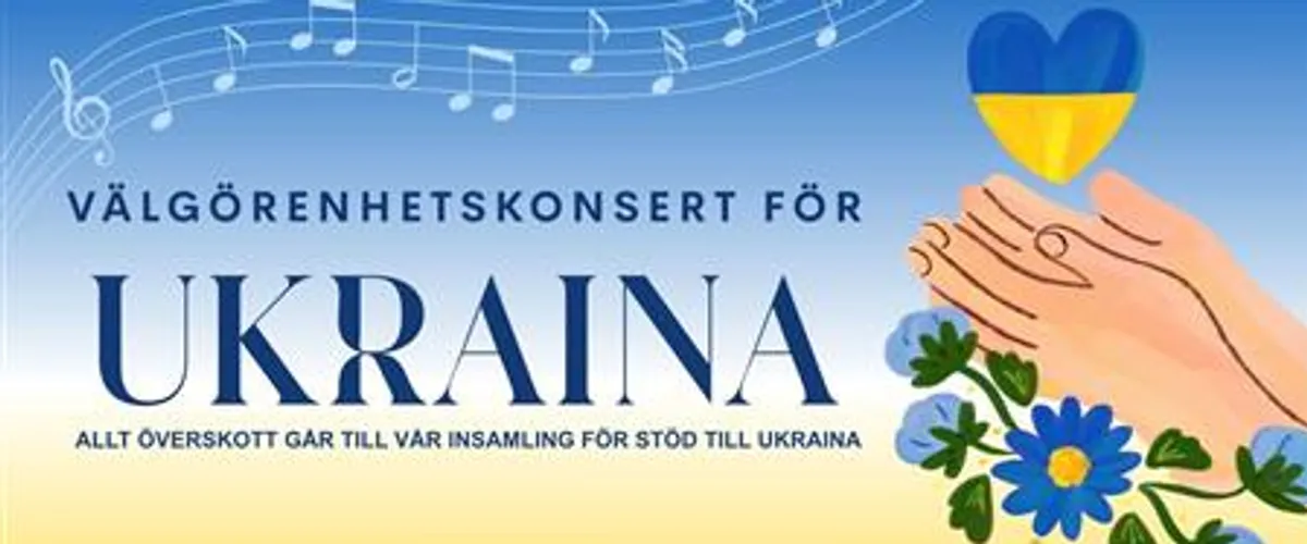 Välgörenhetskonsert för Ukraina 