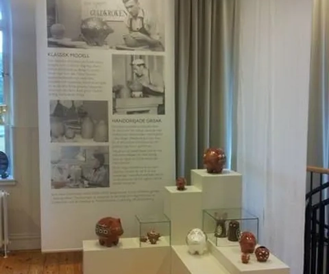 Utställning Guldkrokens Keramik i Kulturkvarteret Pedagogen i Hjo 2016