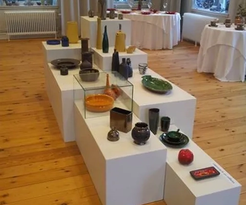 Utställning Guldkrokens Keramik i Kulturkvarteret Pedagogen i Hjo 2016