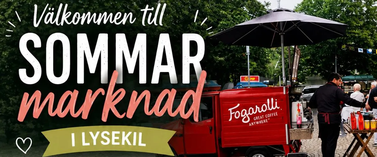 Mysig sommarmarknad