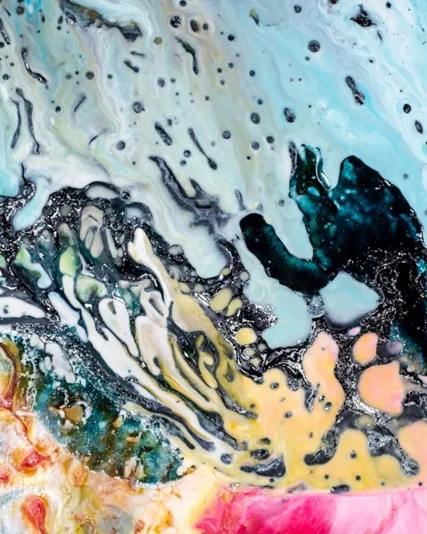 Olika färger, konst, tavla.