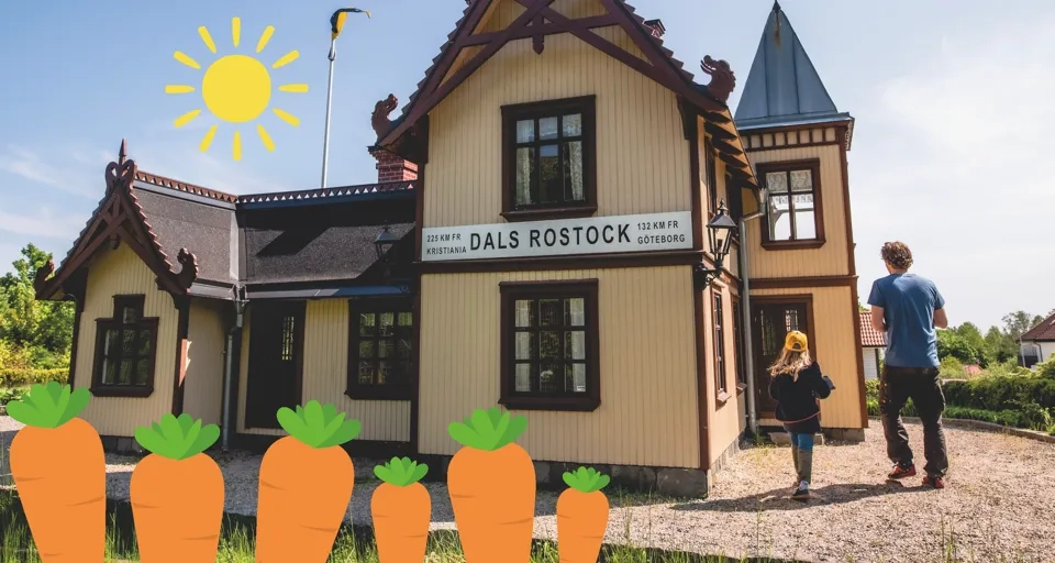 Påsk i Dalsland vid Stationshuset