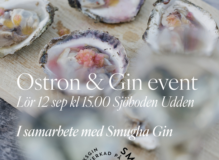 Gin & ostron event på Ostronets dag 12 sep