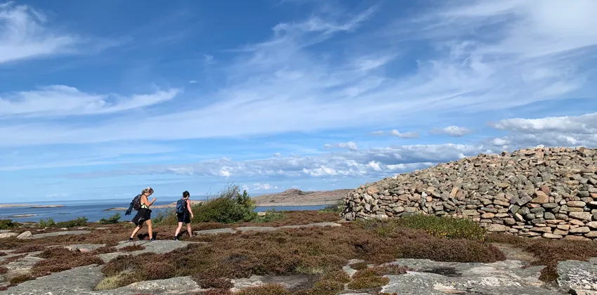 Två vandrare på Tryggö