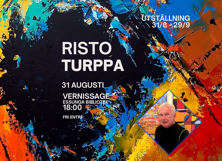 Risto Turppa Vernissage och Konstutställning