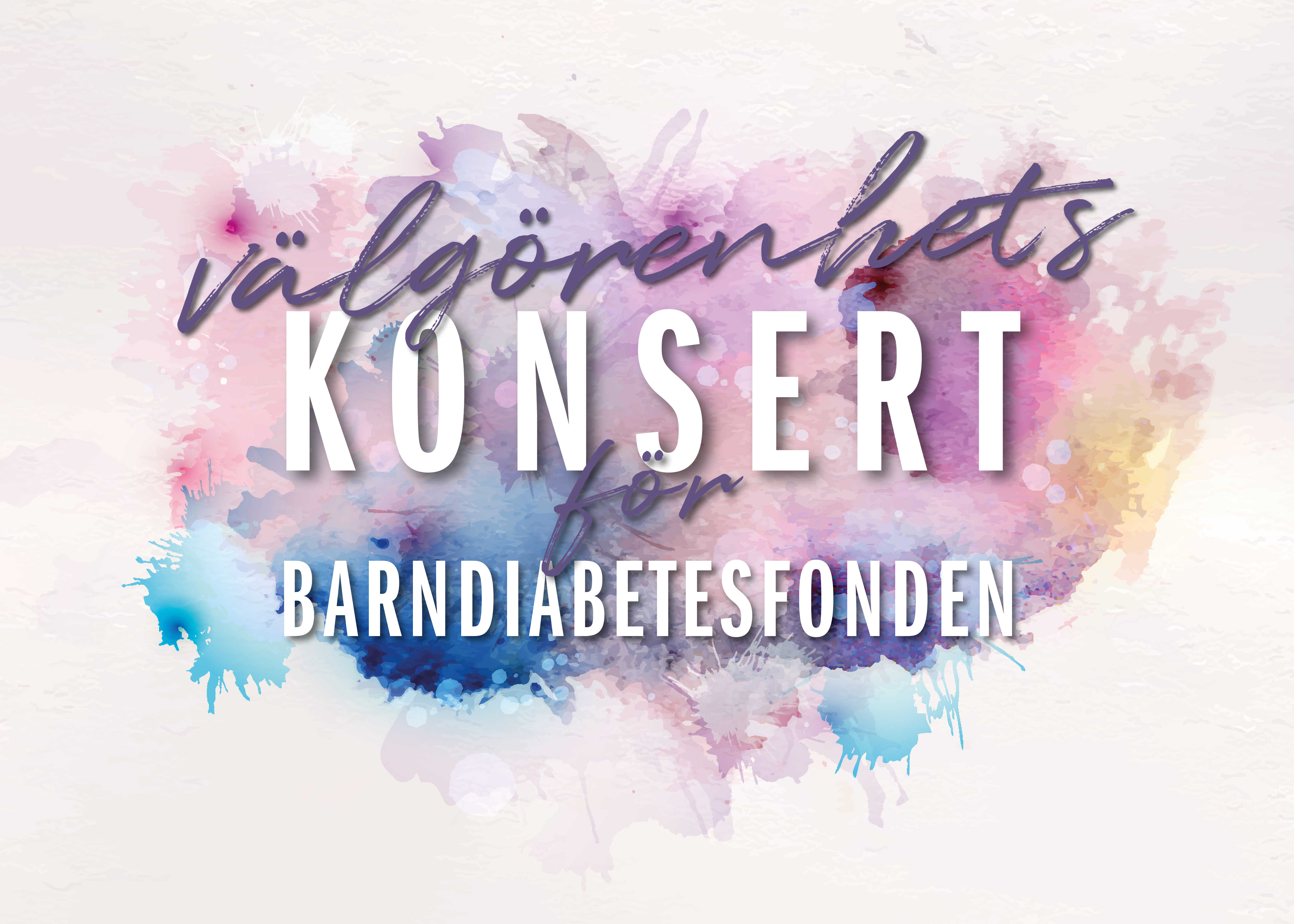 Välgörenhetskonsert för Barndiabetesfonden 