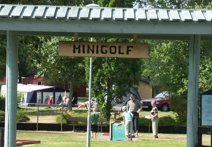 Minigolf vid First Camp Hökensås
