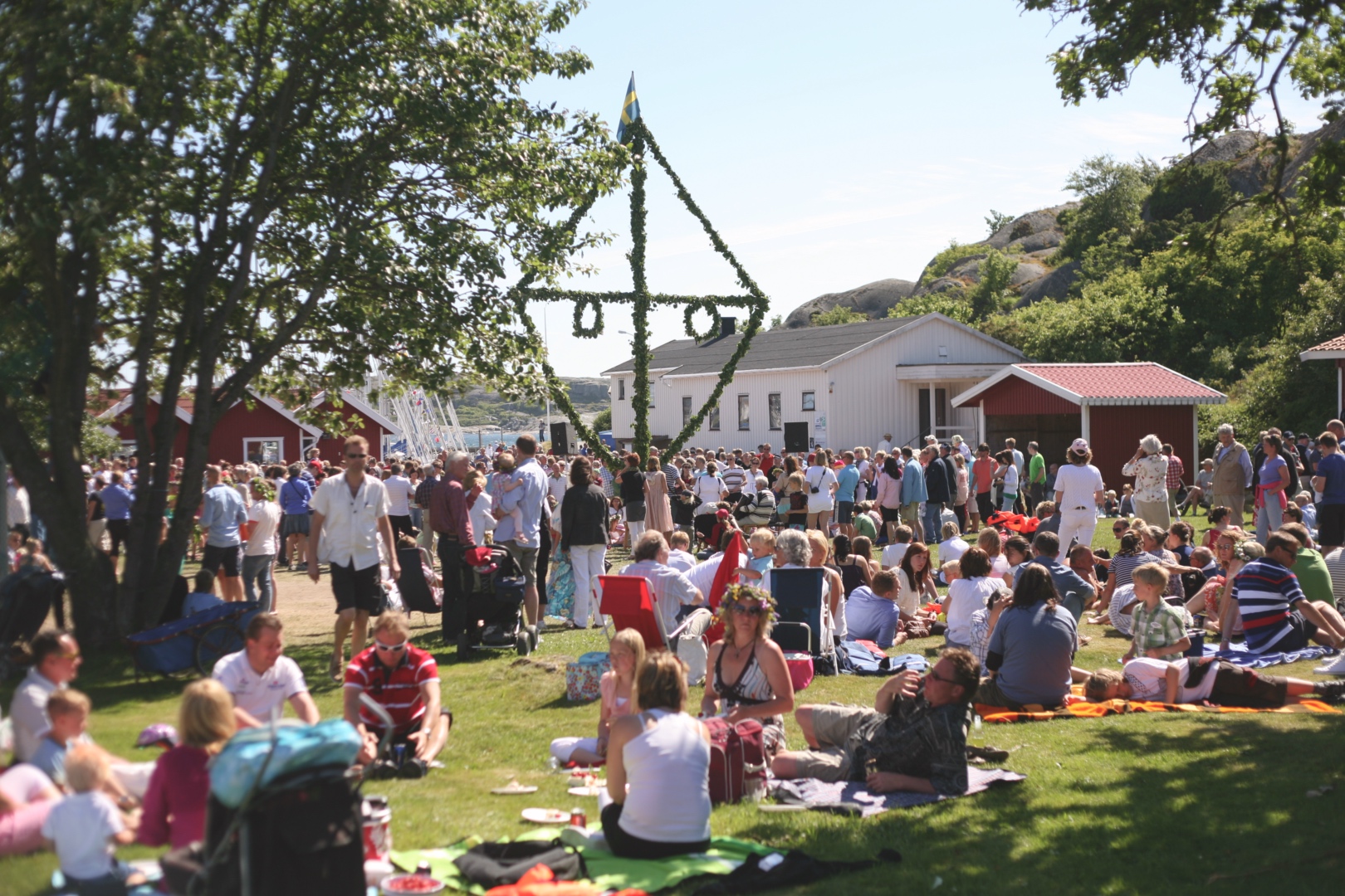Midsommarfirande på Rörö