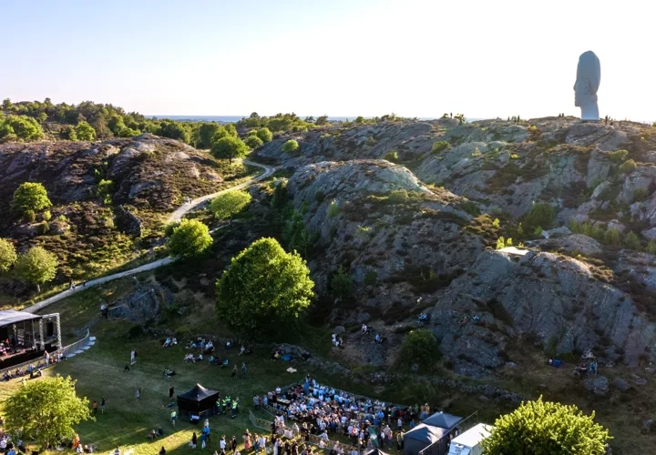 Konsert vid pilane på Tjörn