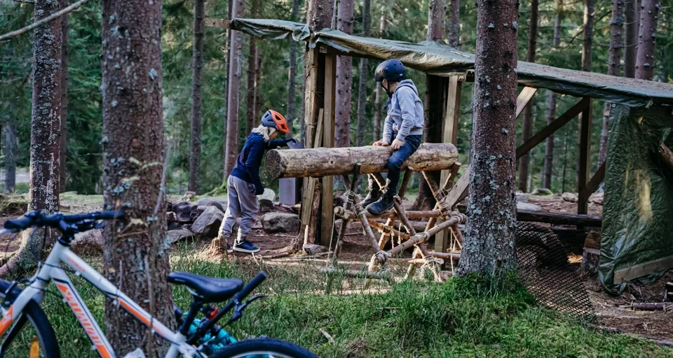 Cykla Mountain Bike vid Lassalyckan