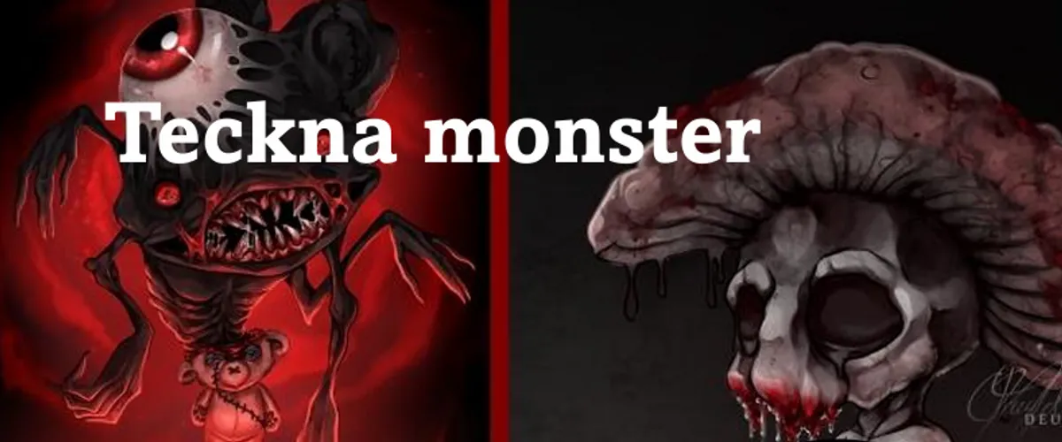 Teckna monster på Lysekils stadsbibliotek