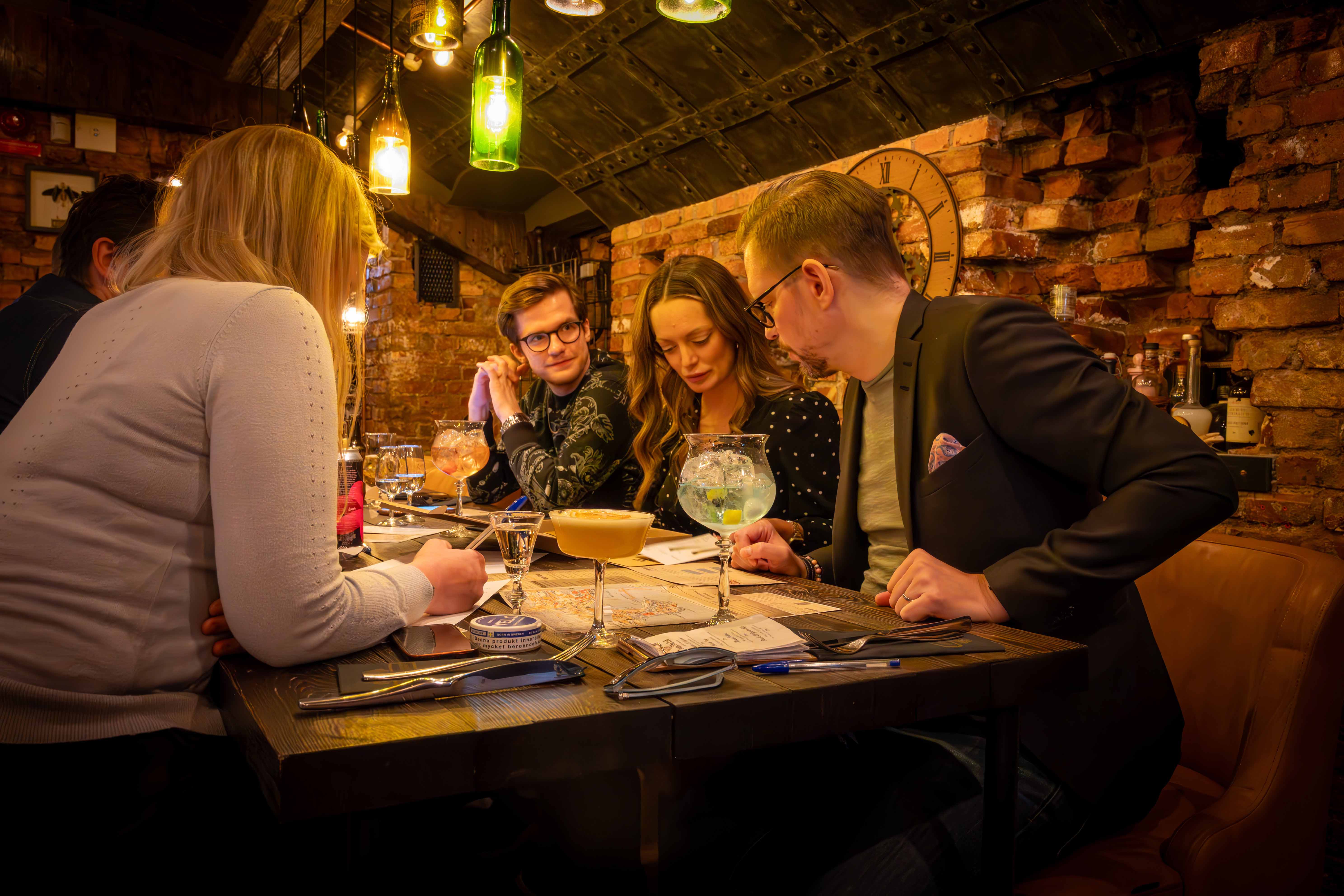 Mordgåta & middag på Krog & Co