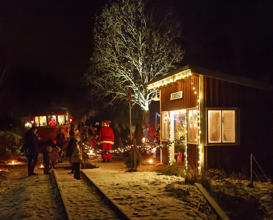 Tomtetåg med Anten–Gräfsnäs Järnväg