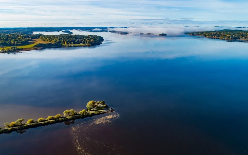utsikt över mjörn.