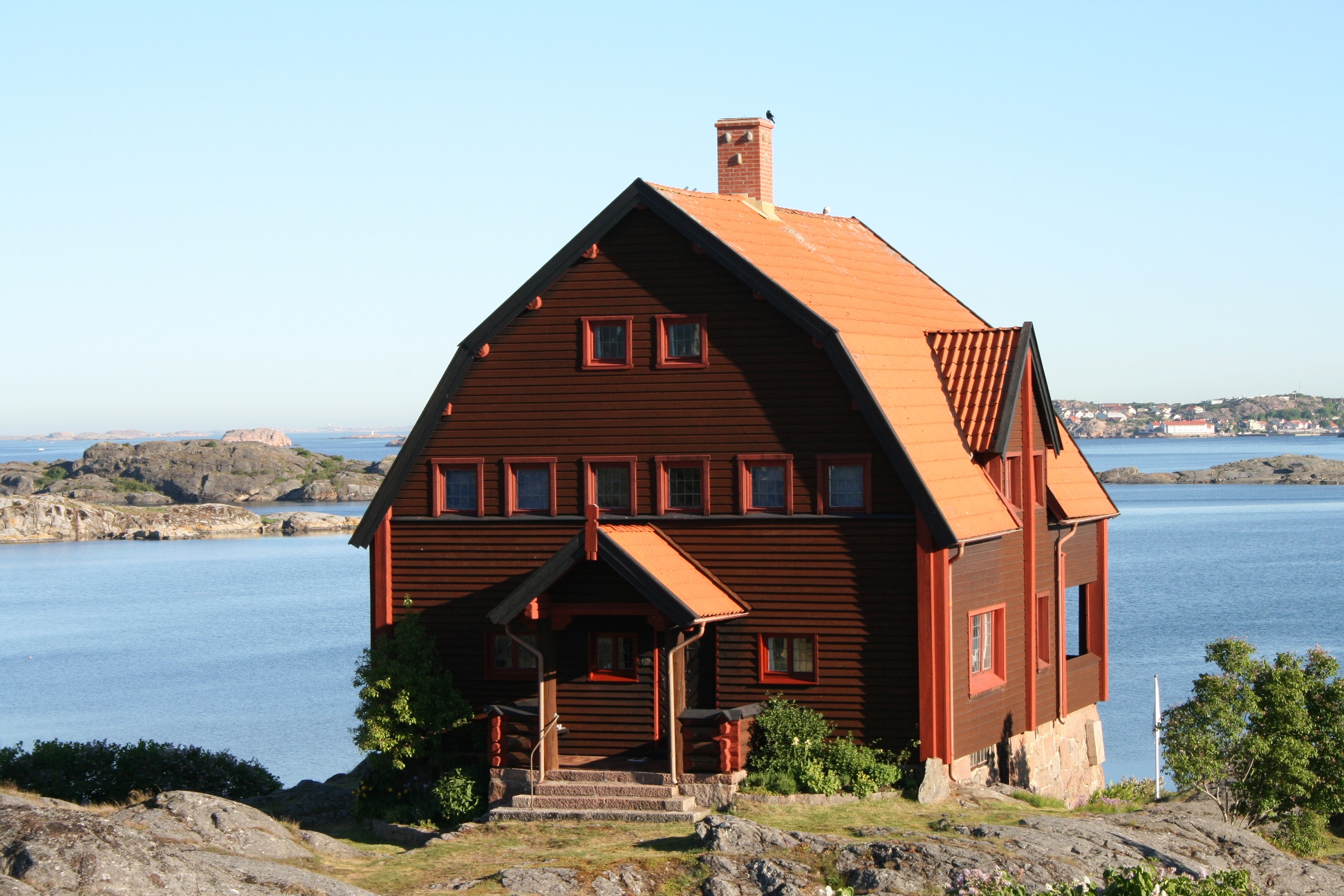 Visning av konstnären Carl Wilhelmsons villa