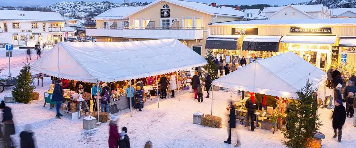 Julmarknad i Hamburgsund 