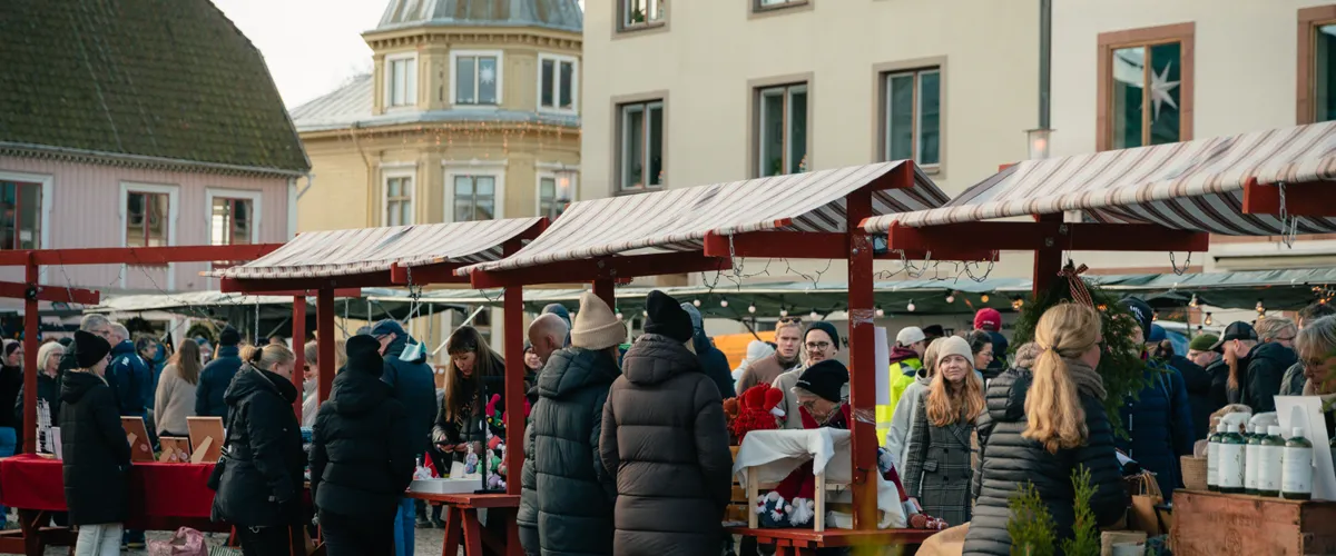Ställ ut på Hjo Julmarknad