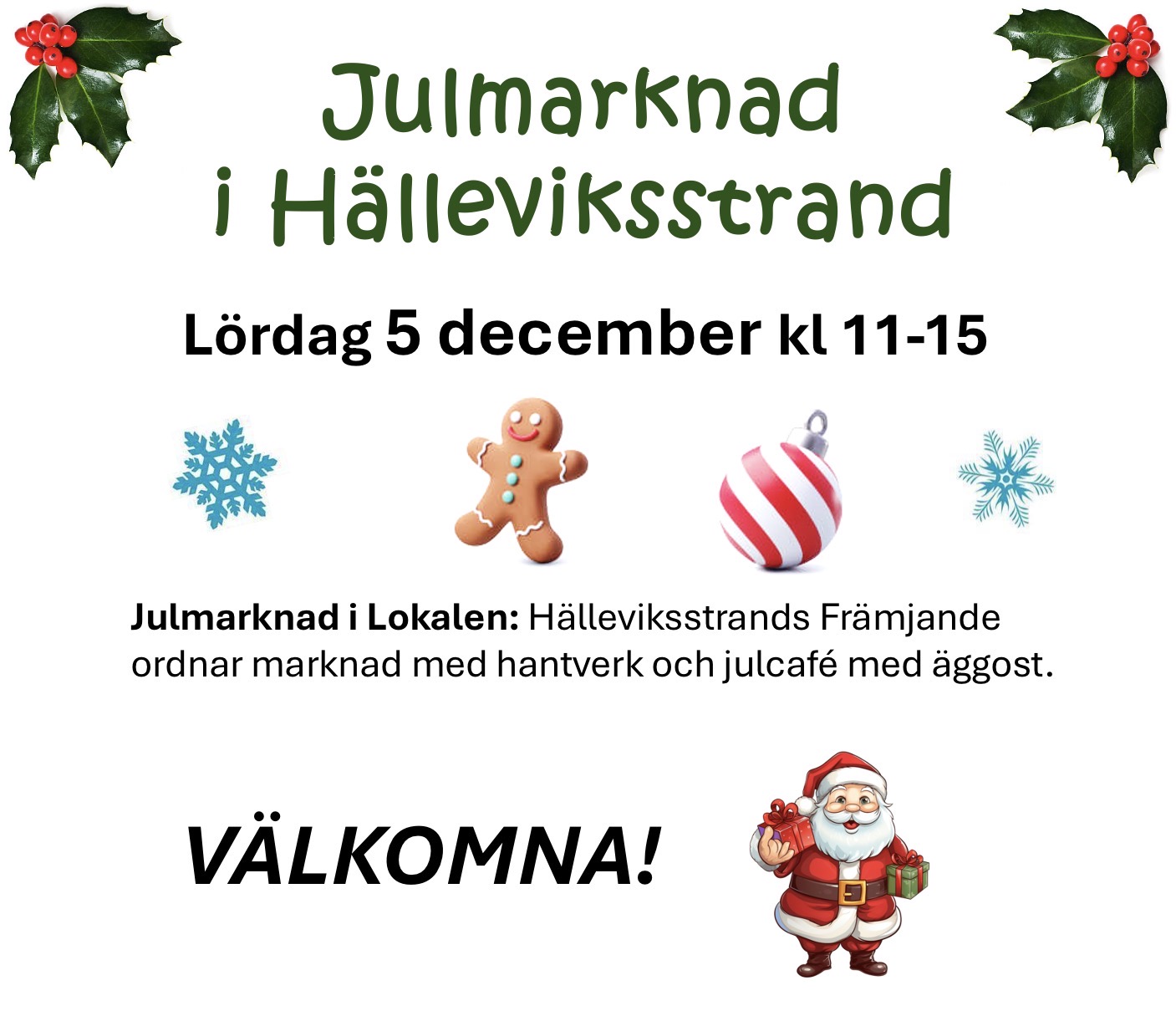 Julmarknad på Strana