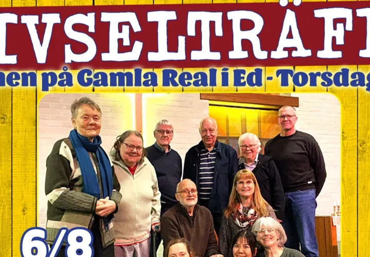 Trivselträff på Gamla Real i Ed: Kyrkorna sjunger