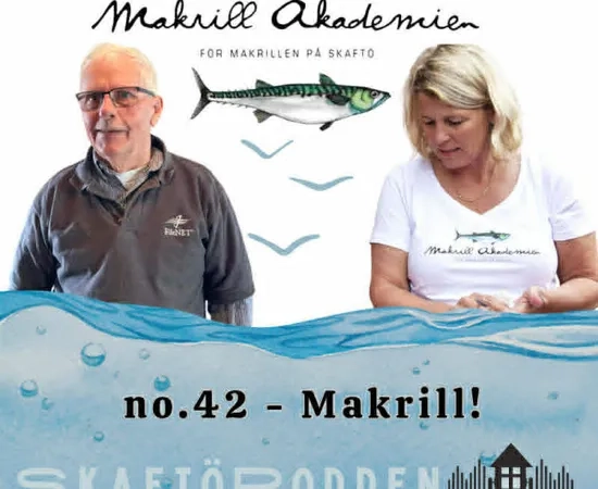 Skaftöpodden april 2026 om Makrillfiske och Makrill Akademien