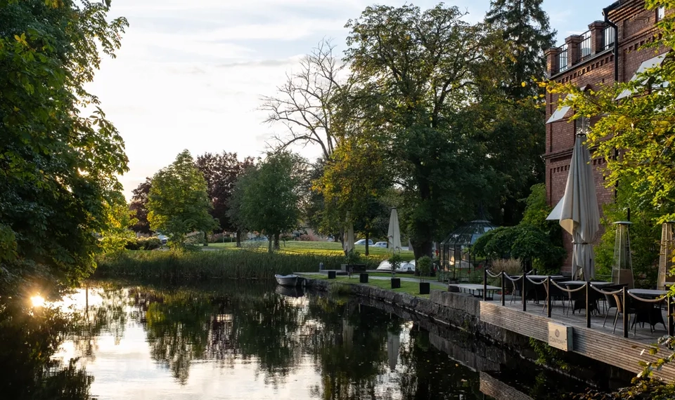 Vy över Tidan vid VinContoret