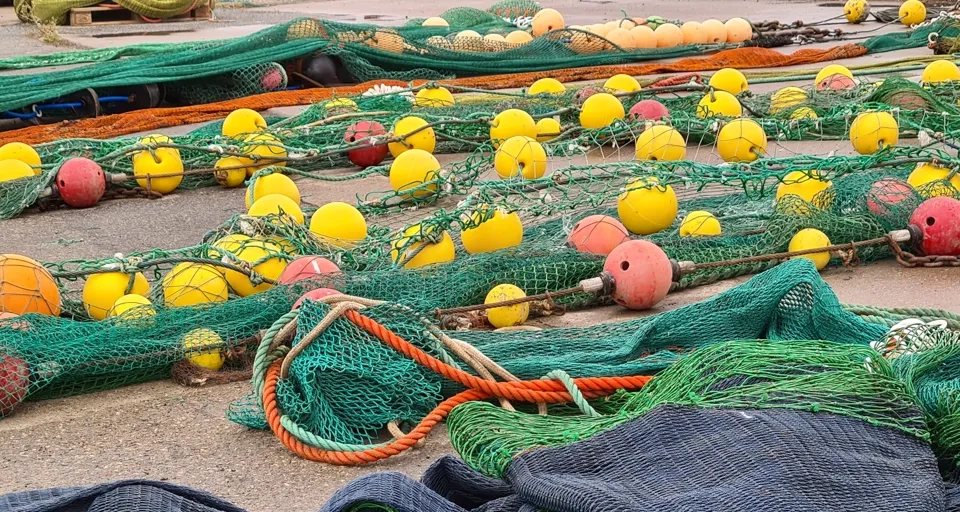 Fiskenät, fiske, fiskeredskap, garn