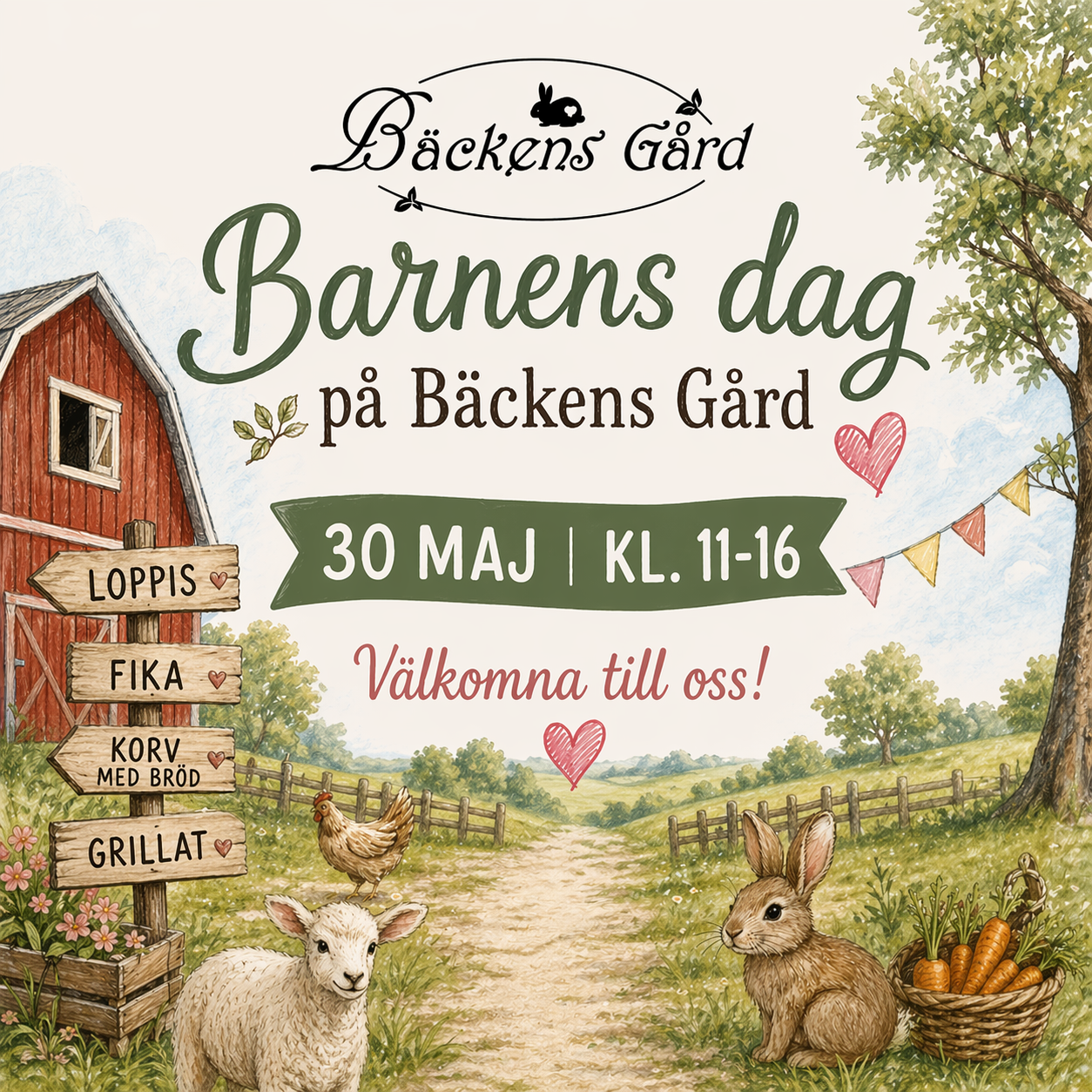 Barnens dag på Bäckens Gård
