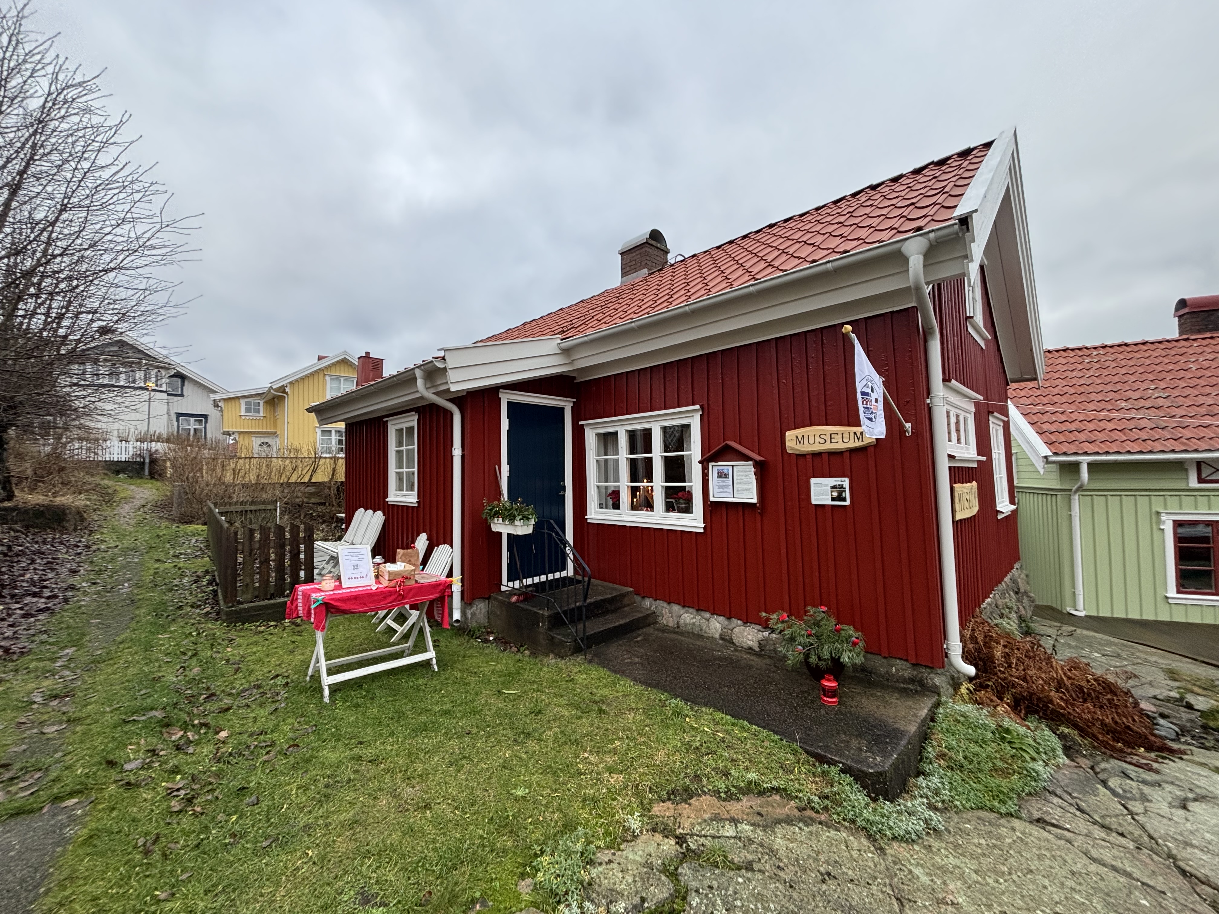 Museet och sjöboden är öppet