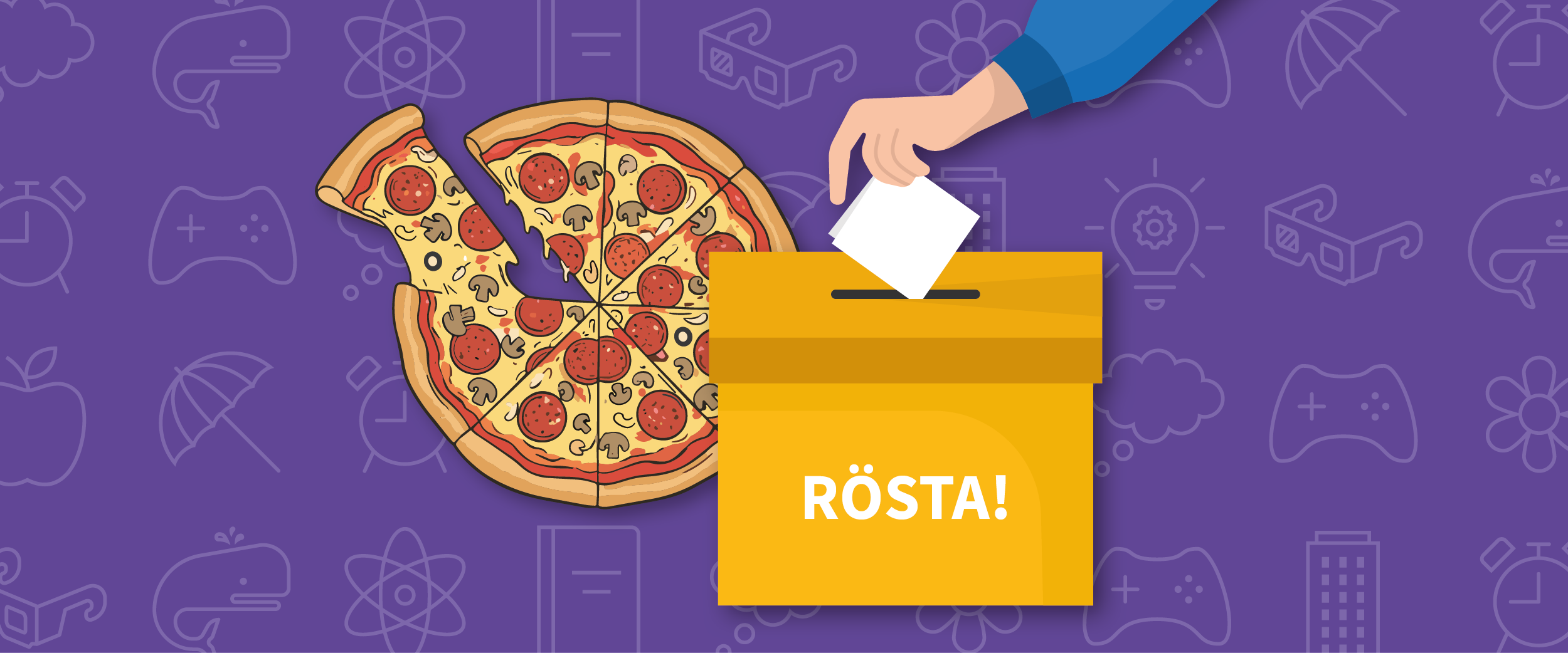 Pizza- och demokratikvällar för förstagångsväljare