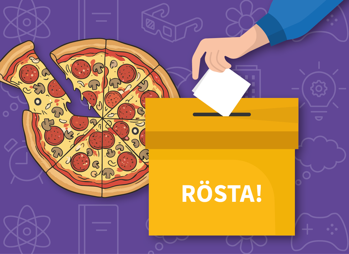 Pizza- och demokratikvällar för förstagångsväljare
