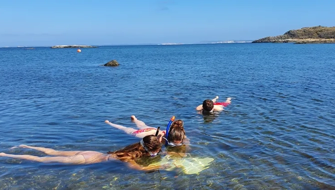 Snorkel trail on South Koster 