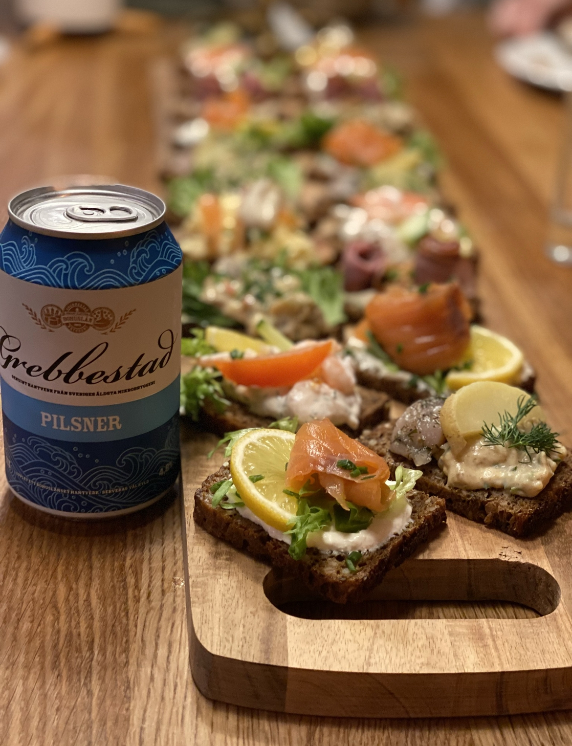 Smörrebröd-buffé på Grebys i Grebbestad 29 maj kl. 18